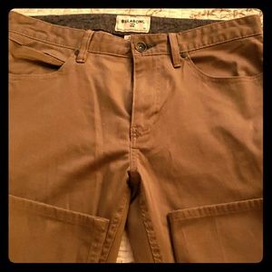 Billabong mens khaki pants